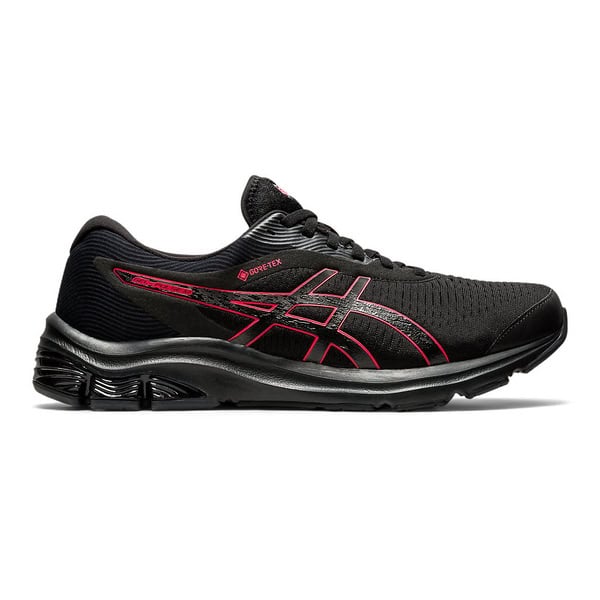 ASICS 亞瑟士 Gel-pulse 12 Gtx 男鞋 慢跑鞋 黑/紅 [1011A848-001]